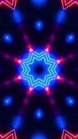 The concept of future energy reactors. on a science or technology theme. Kaleidoscope Vertical looped video