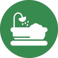 Bathtub Vector Icon Design