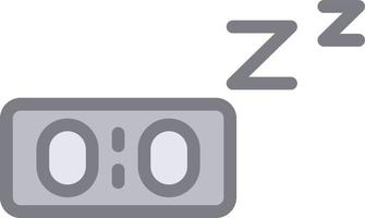 Snooze Vector Icon Design