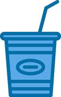 Milkshake Vector Icon Design