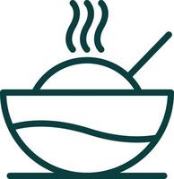 Bowl Vector Icon Design