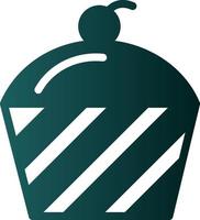 Cupcake Vector Icon Design