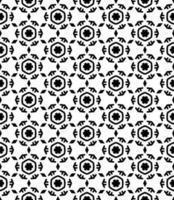 Black and white seamless abstract pattern. Background and backdrop. Grayscale ornamental design. vector