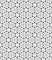 Black and white seamless abstract pattern. Background and backdrop. Grayscale ornamental design. vector