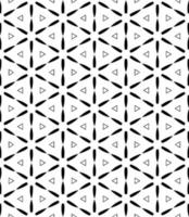 Black and white seamless abstract pattern. Background and backdrop. Grayscale ornamental design. vector