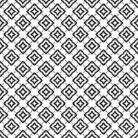 Black and white seamless pattern texture. Greyscale ornamental graphic design. vector