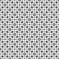 Black and white seamless pattern texture. Greyscale ornamental graphic design. vector