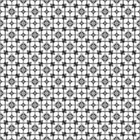 Black and white seamless pattern texture. Greyscale ornamental graphic design. vector