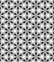 Black and white seamless abstract pattern. Background and backdrop. Grayscale ornamental design. vector