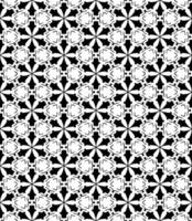 Black and white seamless abstract pattern. Background and backdrop. Grayscale ornamental design. vector