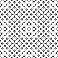 Black and white seamless pattern texture. Greyscale ornamental graphic design. vector