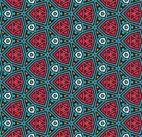 Multi color seamless abstract pattern. Background and backdrop. Multi Colored. Colorful ornamental design. Colored mosaic ornaments. Vector graphic illustration.