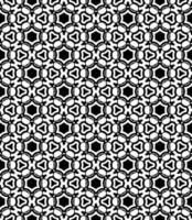 Black and white seamless abstract pattern. Background and backdrop. Grayscale ornamental design. vector