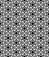 Black and white seamless abstract pattern. Background and backdrop. Grayscale ornamental design. vector