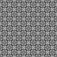Black and white seamless pattern texture. Greyscale ornamental graphic design. vector