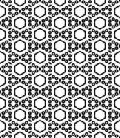 Black and white seamless abstract pattern. Background and backdrop. Grayscale ornamental design. vector