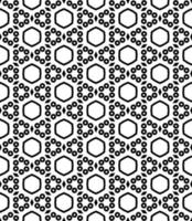 Black and white seamless abstract pattern. Background and backdrop. Grayscale ornamental design. vector