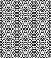 Black and white seamless abstract pattern. Background and backdrop. Grayscale ornamental design. vector