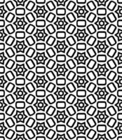 Black and white seamless abstract pattern. Background and backdrop. Grayscale ornamental design. vector