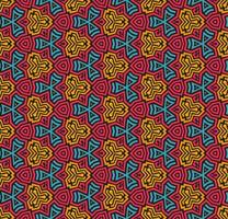 Multi color seamless abstract pattern. Background and backdrop. Multi Colored. Colorful ornamental design. Colored mosaic ornaments. Vector graphic illustration.
