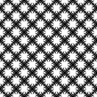 Black and white seamless pattern texture. Greyscale ornamental graphic design. vector