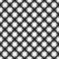 Black and white seamless pattern texture. Greyscale ornamental graphic design. vector