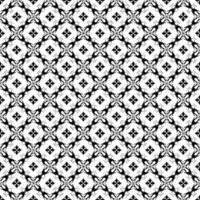 Black and white seamless pattern texture. Greyscale ornamental graphic design. vector