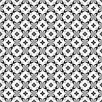 Black and white seamless pattern texture. Greyscale ornamental graphic design. vector