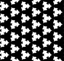 Black and white seamless abstract pattern. Background and backdrop. Grayscale ornamental design. Mosaic ornaments. Vector graphic illustration.