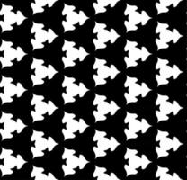 Black and white seamless abstract pattern. Background and backdrop. Grayscale ornamental design. Mosaic ornaments. Vector graphic illustration.