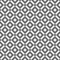 Black and white seamless pattern texture. Greyscale ornamental graphic design. vector