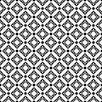 Black and white seamless pattern texture. Greyscale ornamental graphic design. vector