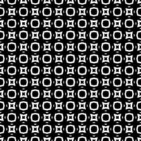 Black and white seamless pattern texture. Greyscale ornamental graphic design. vector