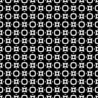 Black and white seamless pattern texture. Greyscale ornamental graphic design. vector