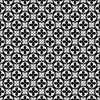Black and white seamless pattern texture. Greyscale ornamental graphic design. vector