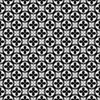 Black and white seamless pattern texture. Greyscale ornamental graphic design. vector