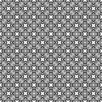 Black and white seamless pattern texture. Greyscale ornamental graphic design. vector