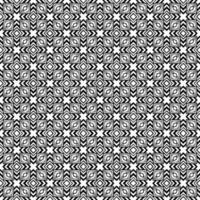 Black and white seamless pattern texture. Greyscale ornamental graphic design. vector