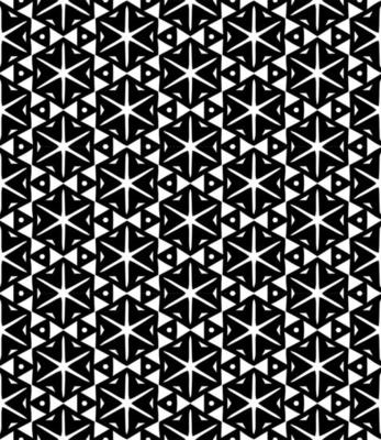 Black and white seamless abstract pattern. Background and backdrop. Grayscale ornamental design.