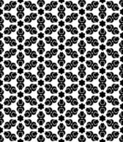 Black and white seamless abstract pattern. Background and backdrop. Grayscale ornamental design. vector