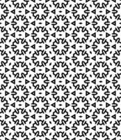 Black and white seamless abstract pattern. Background and backdrop. Grayscale ornamental design. vector