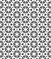 Black and white seamless abstract pattern. Background and backdrop. Grayscale ornamental design. vector