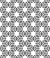 Black and white seamless abstract pattern. Background and backdrop. Grayscale ornamental design. vector