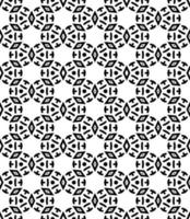 Black and white seamless abstract pattern. Background and backdrop. Grayscale ornamental design. vector