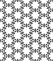 Black and white seamless abstract pattern. Background and backdrop. Grayscale ornamental design. vector