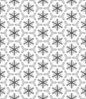 Black and white seamless abstract pattern. Background and backdrop. Grayscale ornamental design. vector