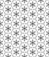 Black and white seamless abstract pattern. Background and backdrop. Grayscale ornamental design. vector