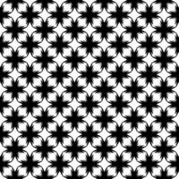 Black and white seamless pattern texture. Greyscale ornamental graphic design. vector