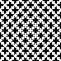 Black and white seamless pattern texture. Greyscale ornamental graphic design. vector