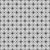 Black and white seamless pattern texture. Greyscale ornamental graphic design. vector